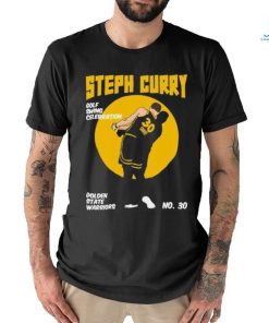 Steph Curry With The Golf Celebration Golden State Warriors shirt