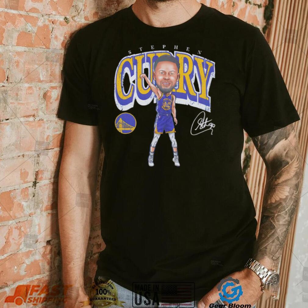 Steph Curry professional basketball player for the Golden State Warriors signature cartoon shirt Steph Curry professional basketball player for the Golden State Warriors signature cartoon shirt