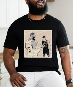 Stephen Curry Vs Lebron James Handshake T Shirt