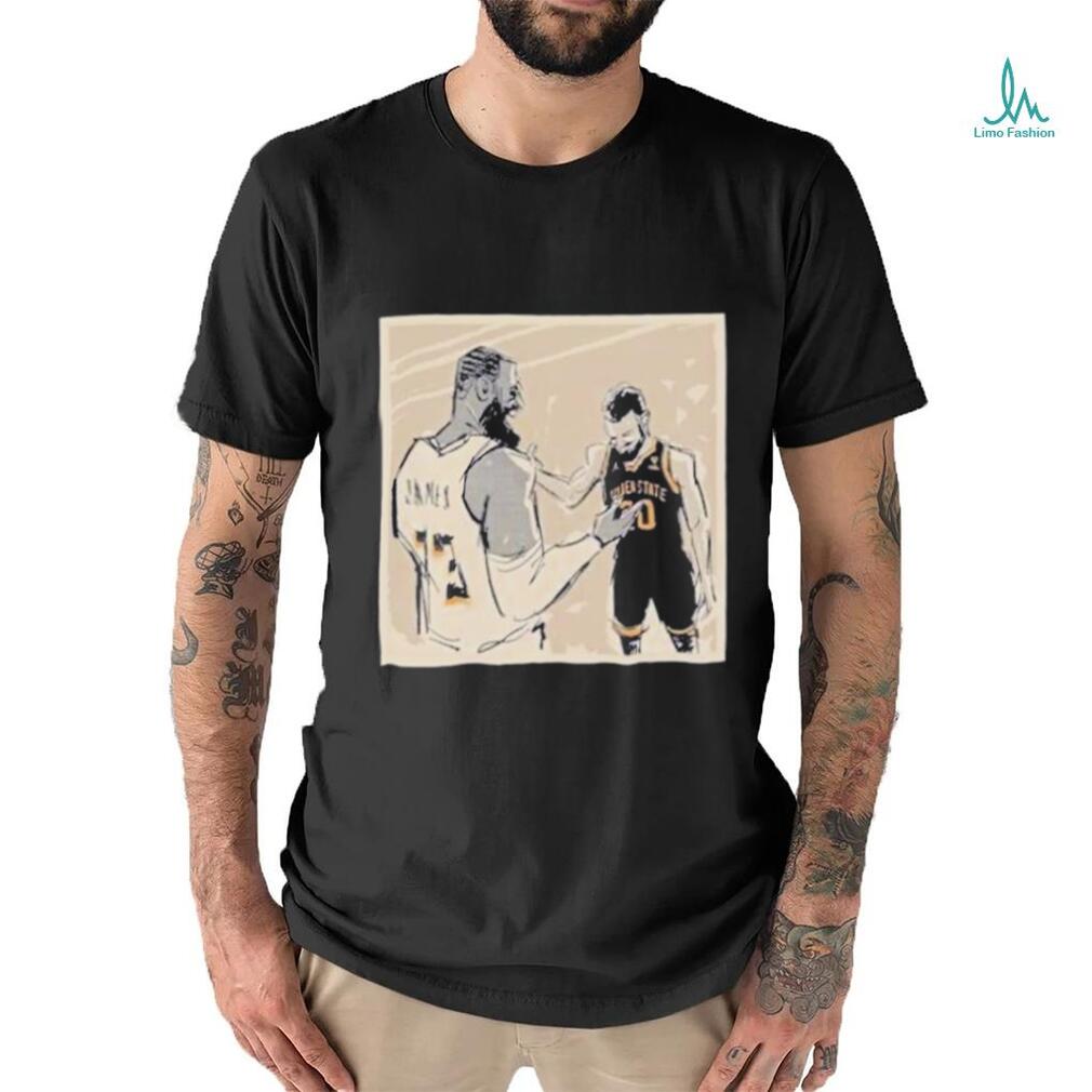 Stephen Curry Vs Lebron James Handshake T Shirt Stephen Curry Vs Lebron James Handshake T Shirt