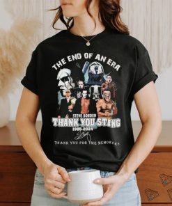 Steve Borden The End Of An Era Thank You Sting T Shirt