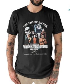 Steve Borden The End Of An Era Thank You Sting T Shirt