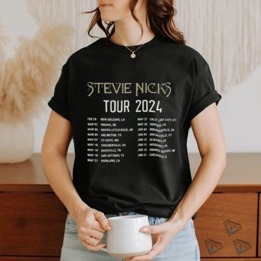 Stevie Nicks Tour 2024 Setlist Shirt
