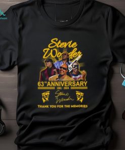Stevie Wonder 63rd Anniversary 1961 2024 Thank You For The Memories T Shirt
