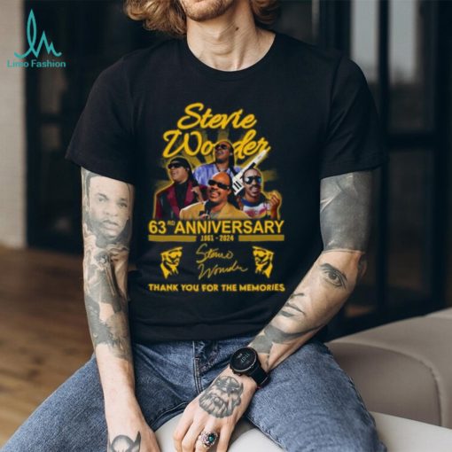 Stevie Wonder 63rd Anniversary 1961 2024 Thank You For The Memories T Shirt
