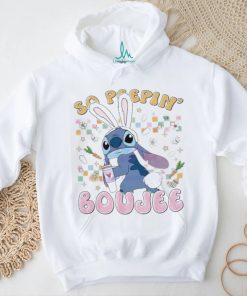 Stitch Easter Bunny So Peepin Boujee colorful shirt