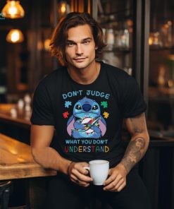Stitch Miami Dolphins Autism Awareness Don’T Judge What You Don’T Understand Shirt