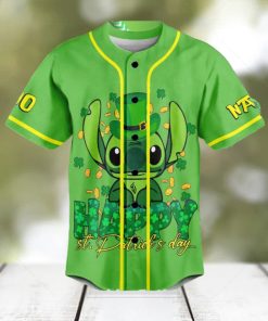 Stitch St. Patrick’s Day Lucky To Me Me Custom Baseball Jersey