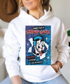 Stray Cat Band Summer 2024 Tour Poster Shirt
