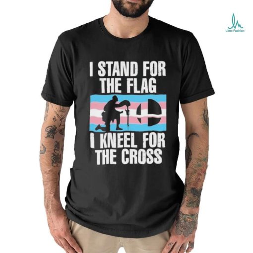 Stu The Announcer I Stand For The Flag I Kneel For The Cross Trans Rights shirt