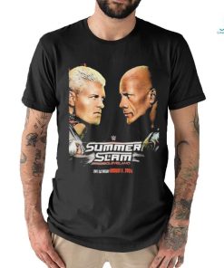 Summer Slam Cleverland Saturday August 3 Cody Vs The Rock Shirt