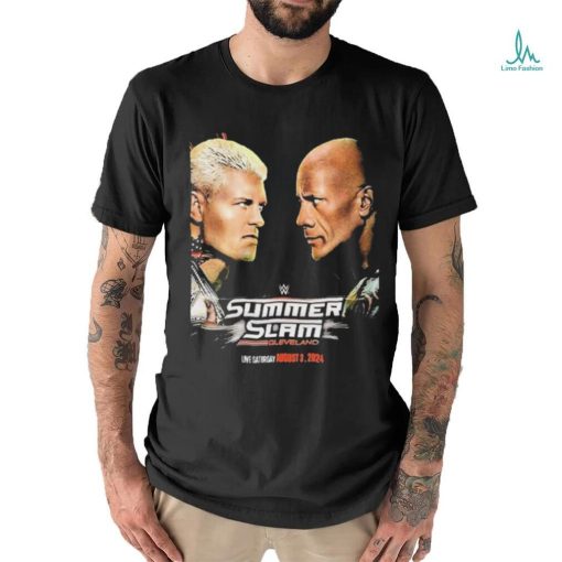 Summer Slam Cleverland Saturday August 3 Cody Vs The Rock Shirt