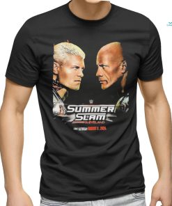 Summer Slam Cleverland Saturday August 3 Cody Vs The Rock Shirt