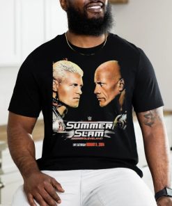 Summer Slam Cleverland Saturday August 3 Cody Vs The Rock Shirt