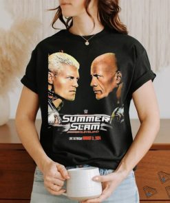 Summer Slam Cleverland Saturday August 3 Cody Vs The Rock Shirt