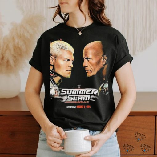 Summer Slam Cleverland Saturday August 3 Cody Vs The Rock Shirt