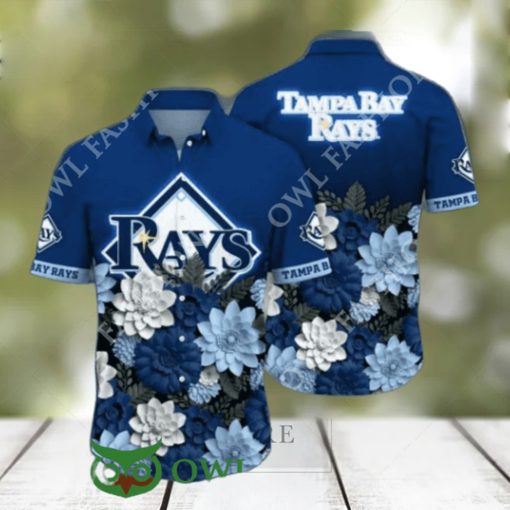 Summer Tampa Bay Rays MLB Flower Trending Hawaiian Shirt