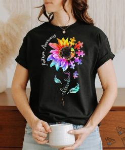 Sunflower Autism Awareness Mom Choose Kind Autism Shirt