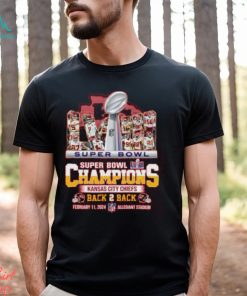 Super Bowl Champions Kansas City Chiefs Back 2 Back Shirt