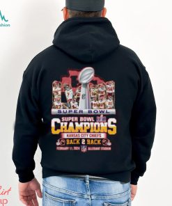 Super Bowl Champions Kansas City Chiefs Back 2 Back Shirt