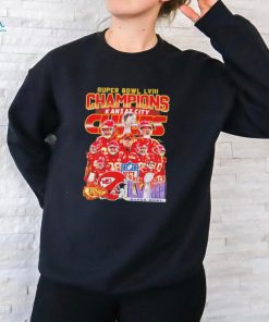 Super Bowl LVIII Champions Kansas City Chiefs Back To Back Logo T Shirt