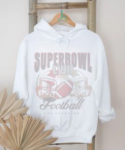 Super Bowl Lviii Football Las Vegas helmet shirt