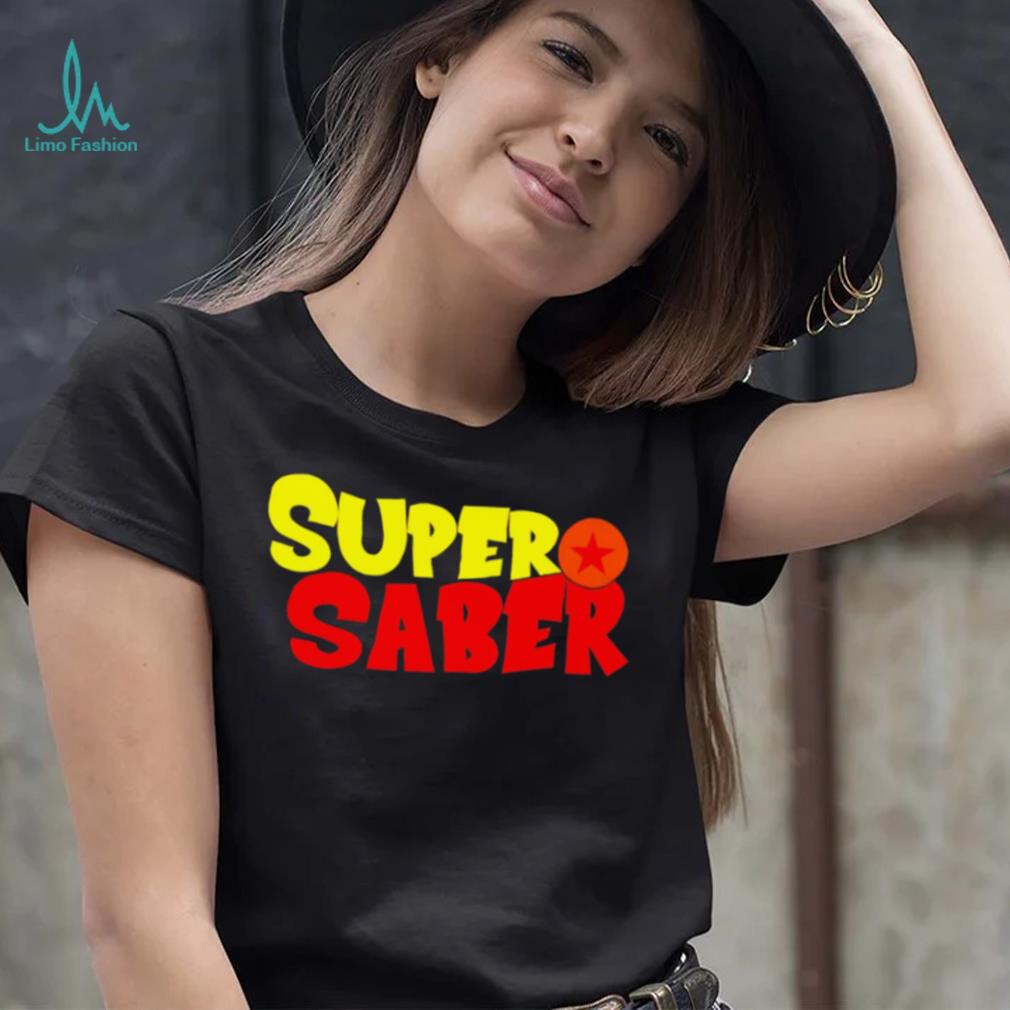 Super Saber professional wrestler logo shirt Super Saber professional wrestler logo shirt