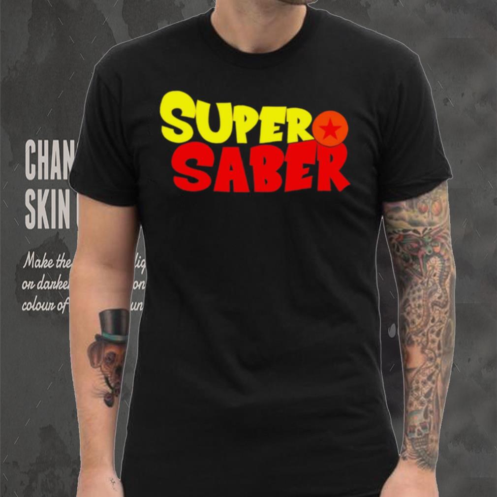 Super Saber professional wrestler logo shirt Super Saber professional wrestler logo shirt