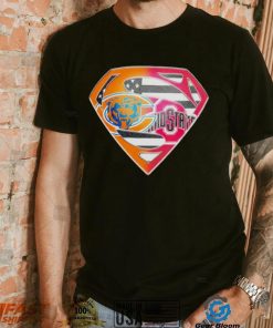Superman Sports Chicago Bears and Ohio State Buckeyes Logo shirt