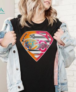 Superman Sports Chicago Bears and Ohio State Buckeyes Logo shirt