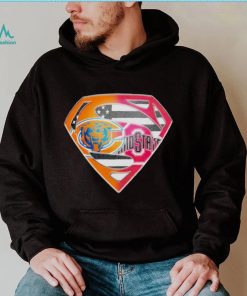 Superman Sports Chicago Bears and Ohio State Buckeyes Logo shirt