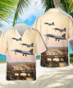 Swedish Air Force Saab JAS 39E Gripen Hawaiian Shirt