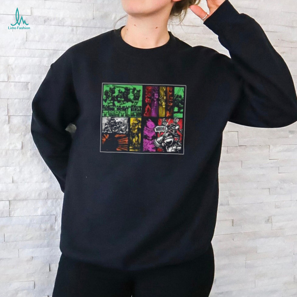 TMNT The Old Turtle Den Comic Origins Black Color Unisex T Shirt TMNT The Old Turtle Den Comic Origins Black Color Unisex T Shirt