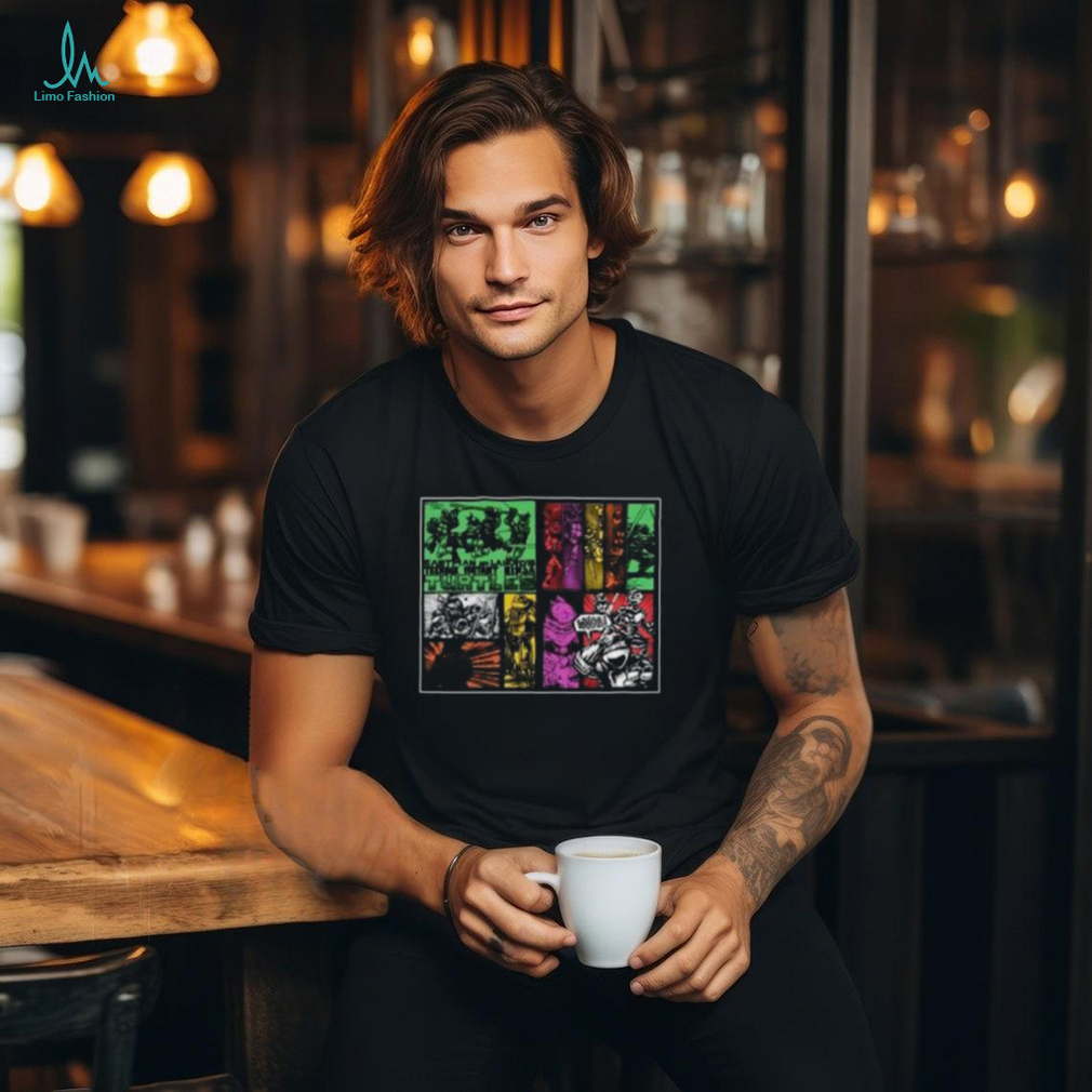 TMNT The Old Turtle Den Comic Origins Black Color Unisex T Shirt TMNT The Old Turtle Den Comic Origins Black Color Unisex T Shirt