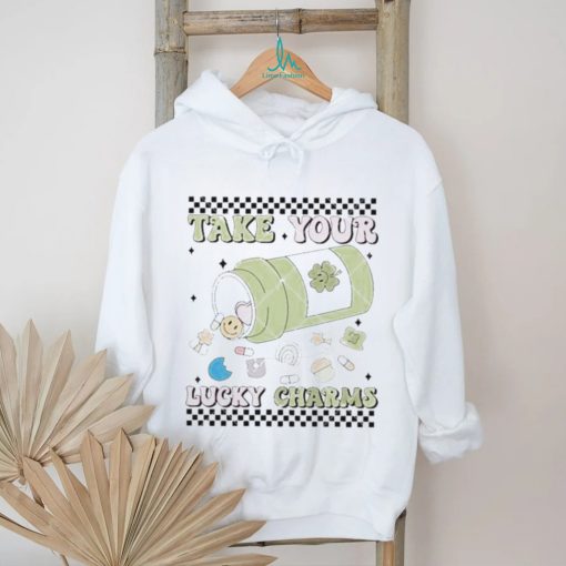 Take Your Lucky Charms Saint Patrick Shamrock smile shirt
