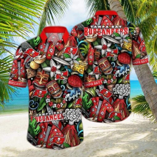 Tampa Bay Buccaneers NFL Flower Hawaii Shirt And Tshirt For Fans