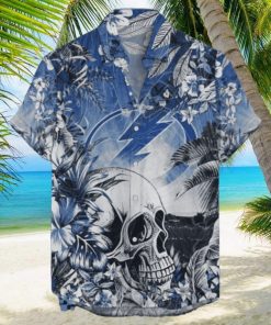 Tampa Bay Lightning NHL Hawaiian Shirt Tropical Skull Design For Men Women