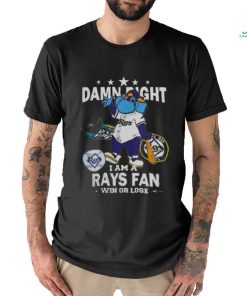 Tampa Bay Rays Mascot Damn Right I Am A Yankees Fan Win Or Lose Shirt, hoodie, sweater, long sleeve and tank top Tampa Bay Rays Mascot Damn Right I Am A Yankees Fan Win Or Lose Shirt
