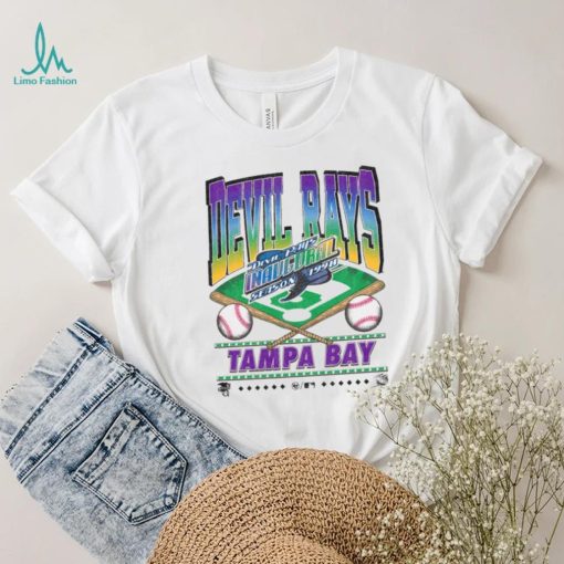 Tampa Bay Rays White Franklin Shot T Shirt