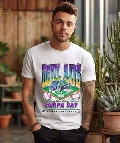 Tampa Bay Rays White Franklin Shot T Shirt