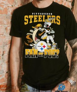 Tasmanian Devil and Bugs Bunny Pittsburgh Steelers fan or poe 2024 logo shirt