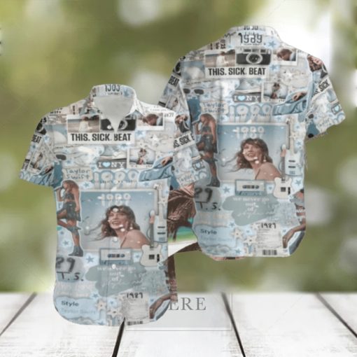 Taylor Swift 1989 Taylor Version Aesthetic 2024 Summer Trend Fan Gifts Hawaiian Shirt