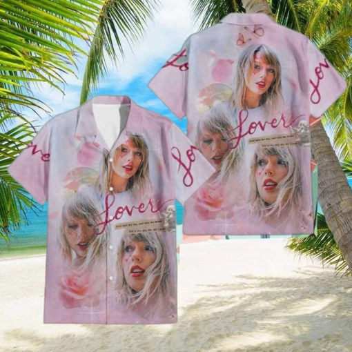 Taylor Swift Lover Album Pink Cute 2024 Trendy Hawaiian Shirt