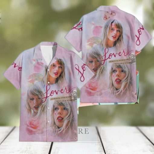 Taylor Swift Lover Album Pink Cute 2024 Trendy Hawaiian Shirt