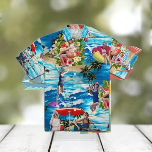 Taylor Swift On The Beach 2024 Trendy Hawaiian Shirt