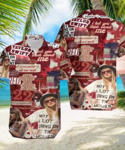 Taylor Swift Red Taylor Version 2024 Summer Trend Fan Gifts Hawaiian Shirt