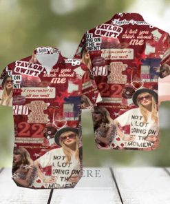 Taylor Swift Red Taylor Version 2024 Summer Trend Fan Gifts Hawaiian Shirt