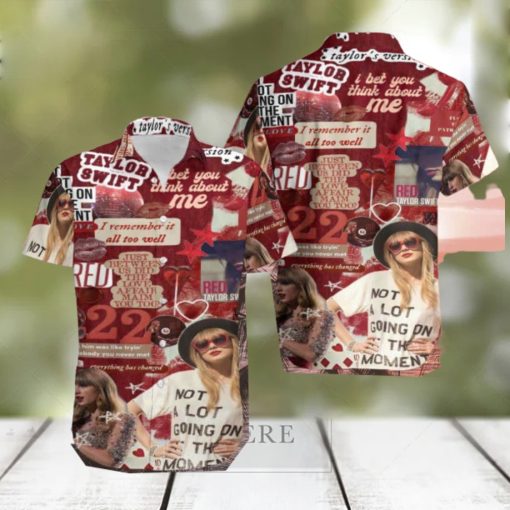 Taylor Swift Red Taylor Version 2024 Summer Trend Fan Gifts Hawaiian Shirt