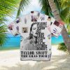 Taylor Swift Flowers Tropical Summer Beach Hawaiian Shirt