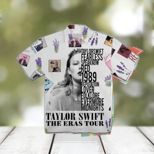 Taylor Swift The Eras Tour Album 2024 Trendy Hawaiian Shirt